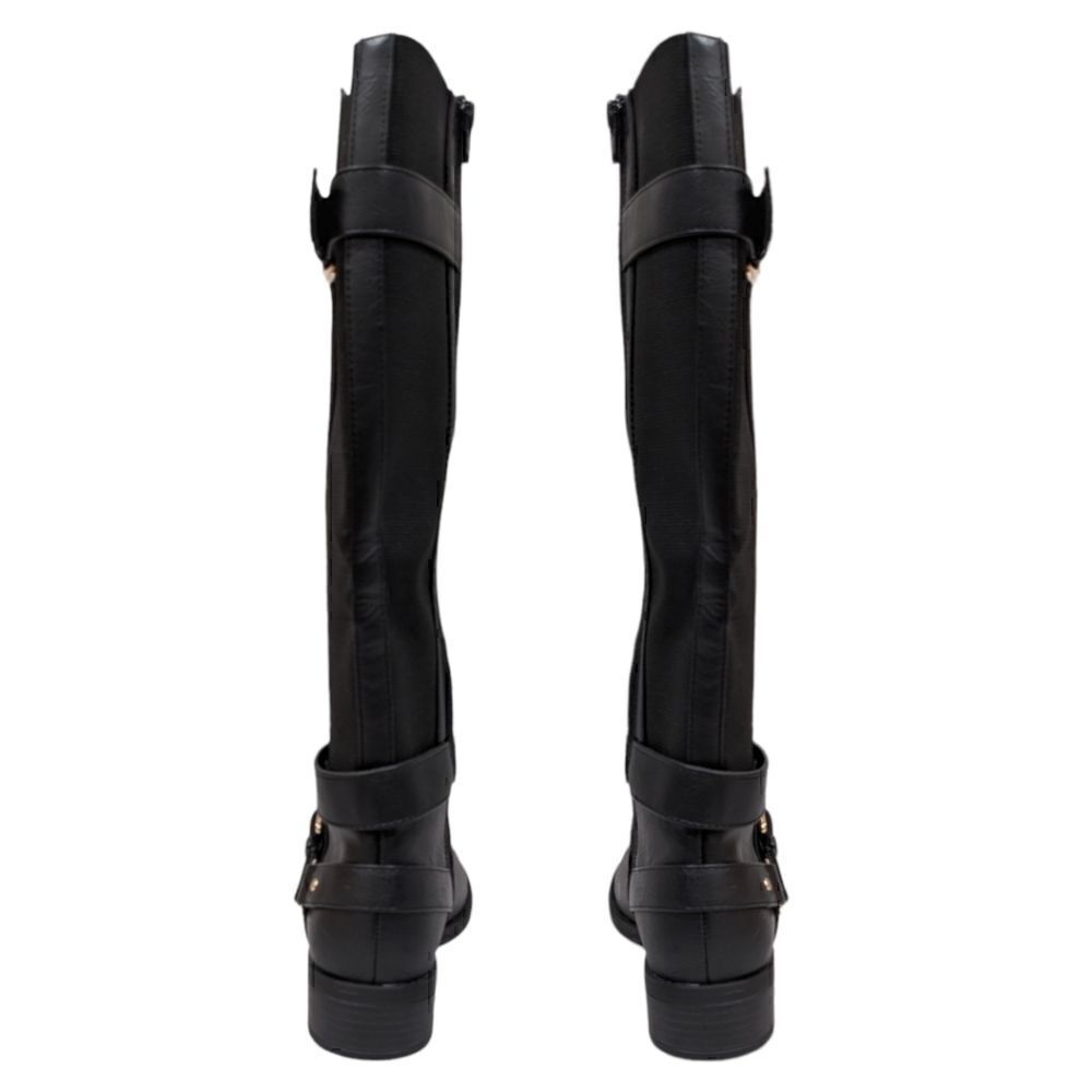 New Thalia Sodi Vada Riding Boots Black Knee High with Zip Size 5M - Picture 6 of 9